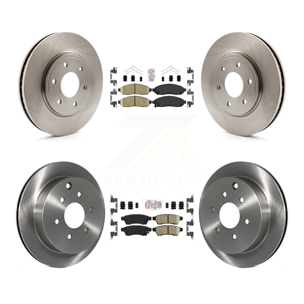 Transit Auto K8A-102757 Disc Brake Kit for 2005-2019 Suzuki Equator, Nissan Frontier - Front and Rear product image
