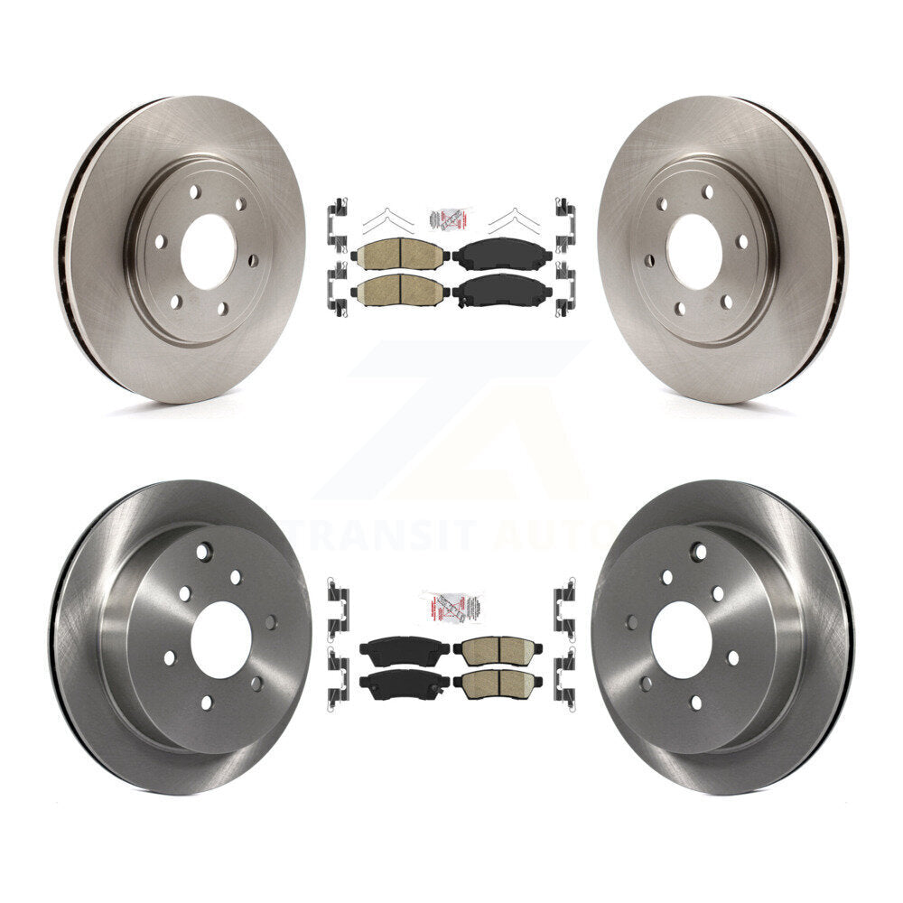 Transit Auto K8A-102758 Disc Brake Kit for 2005-2019 Suzuki Equator, Nissan Frontier - Front and Rear product image