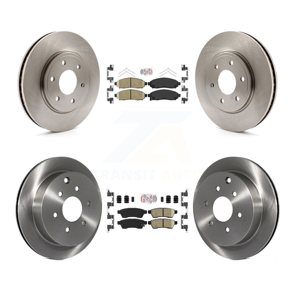 Transit Auto K8A-102759 Disc Brake Kit for 2005-2019 Suzuki Equator, Nissan Frontier - Front and Rear product image