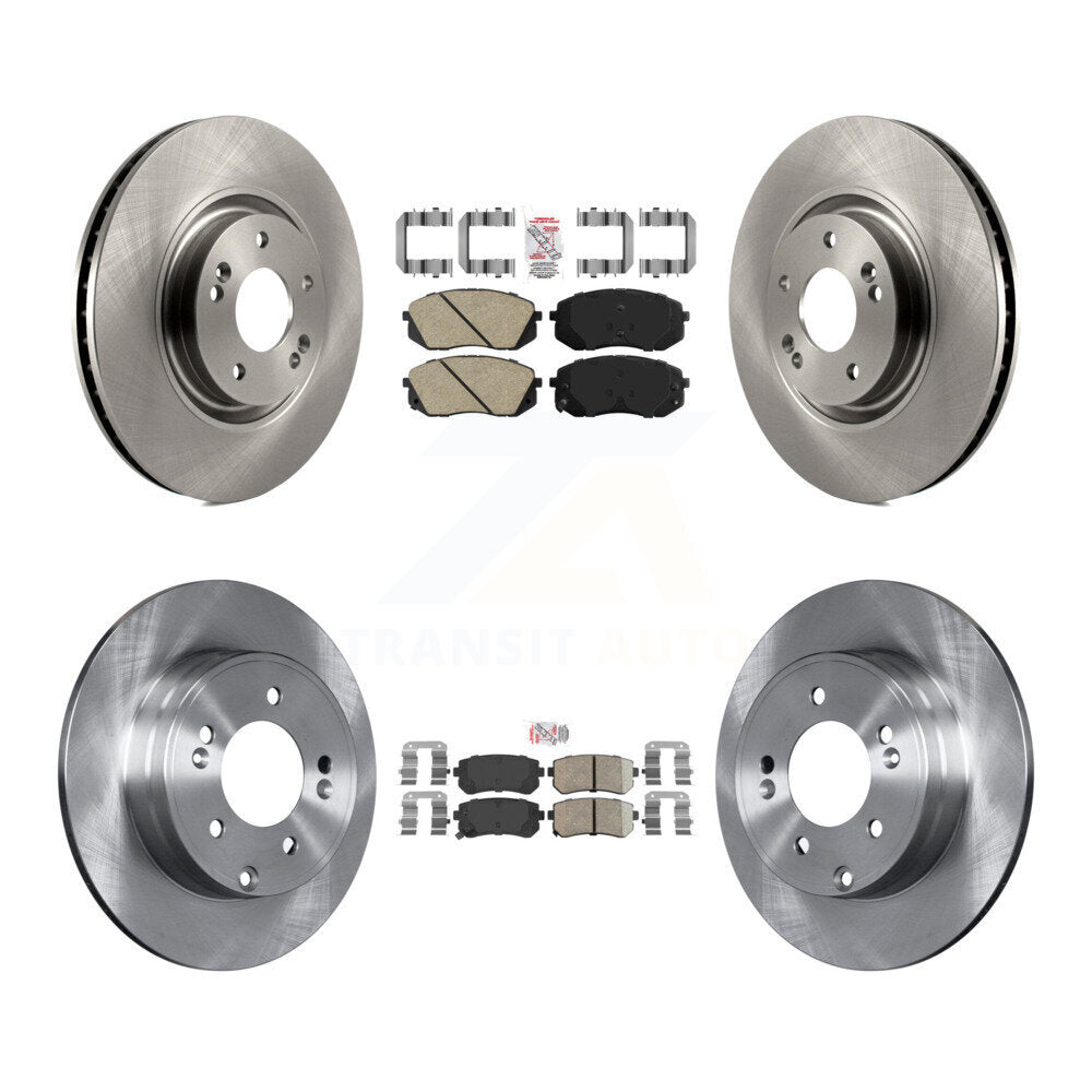 Transit Auto K8A-102806 Disc Brake Kit for 2014-2017 Hyundai Tucson, Kia Cadenza - Front and Rear product image