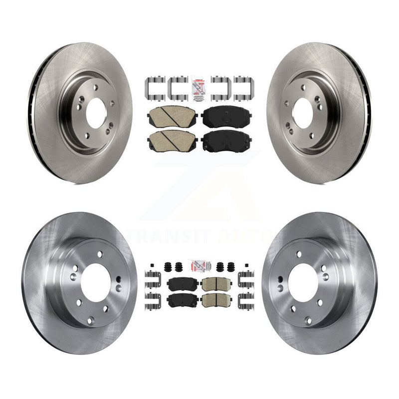 Transit Auto K8A-102807 Disc Brake Kit for 2014-2017 Hyundai Tucson, Kia Cadenza - Front and Rear product image