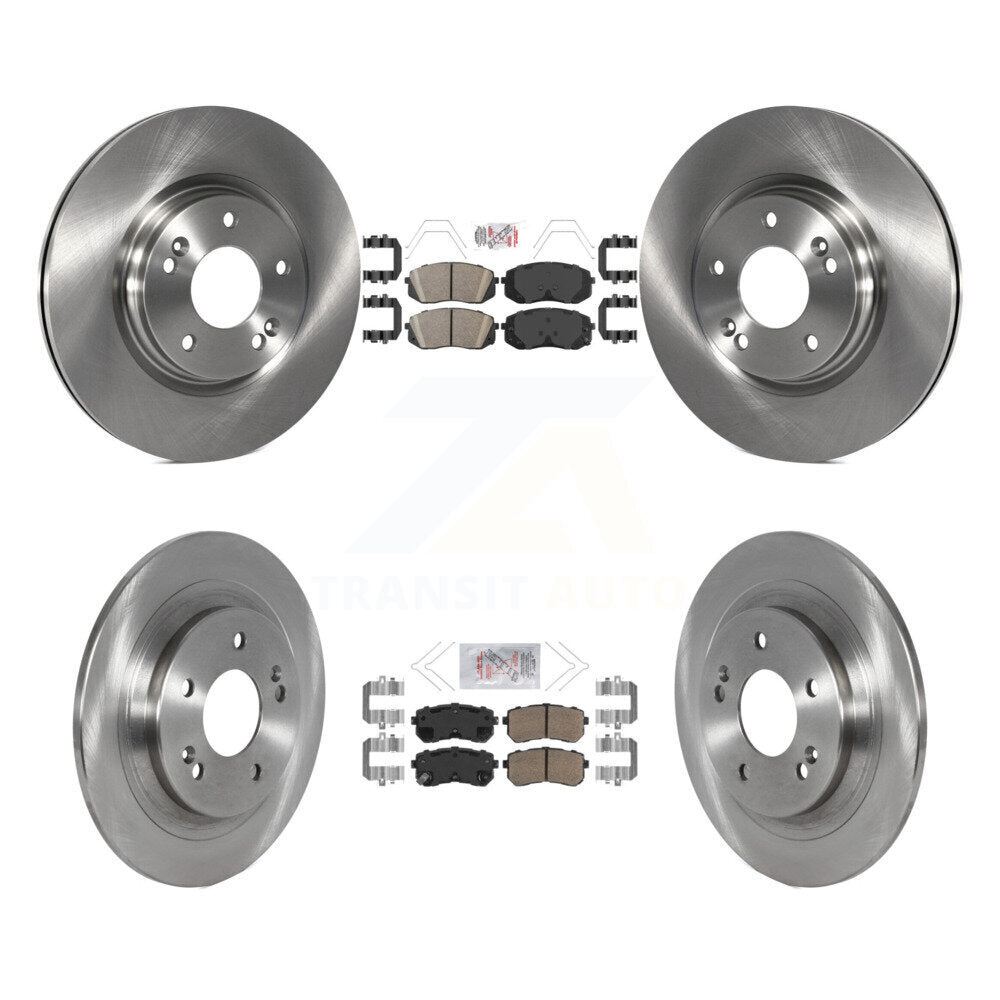 Transit Auto K8A-102815 Disc Brake Kit for 2018-2024 Hyundai Kona, Kia Seltos - Front and Rear product image