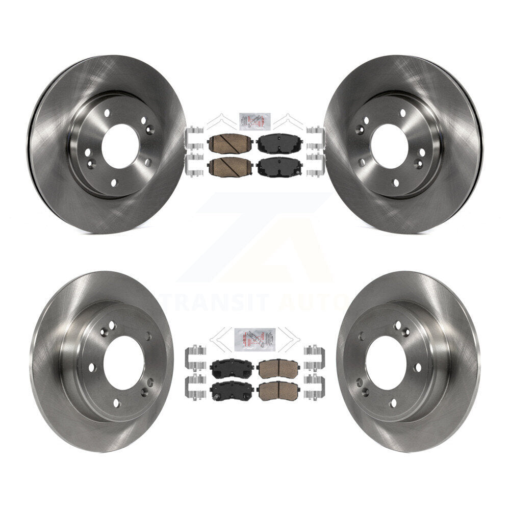 Transit Auto K8A-102817 Disc Brake Kit for 2018-2023 Hyundai Kona, Kia Seltos - Front and Rear product image