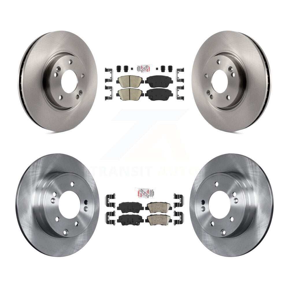 Transit Auto K8A-102863 Disc Brake Kit for 2011-2015 Hyundai Sonata, Kia Optima - Front and Rear product image