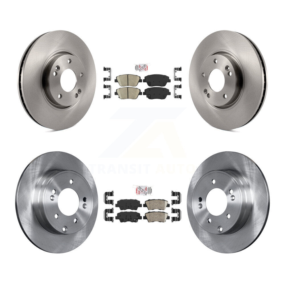 Transit Auto K8A-102865 Disc Brake Kit for 2011-2015 Hyundai Sonata, Kia Optima - Front and Rear product image