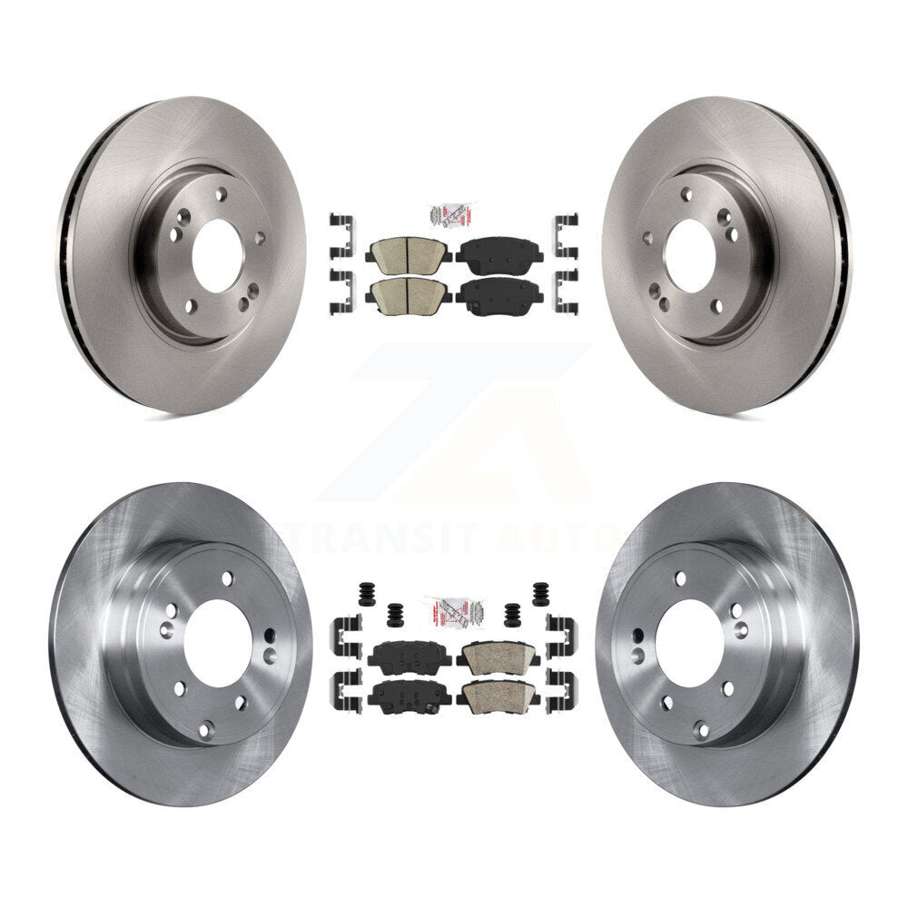 Transit Auto K8A-102866 Disc Brake Kit for 2011-2015 Hyundai Sonata, Kia Optima - Front and Rear product image