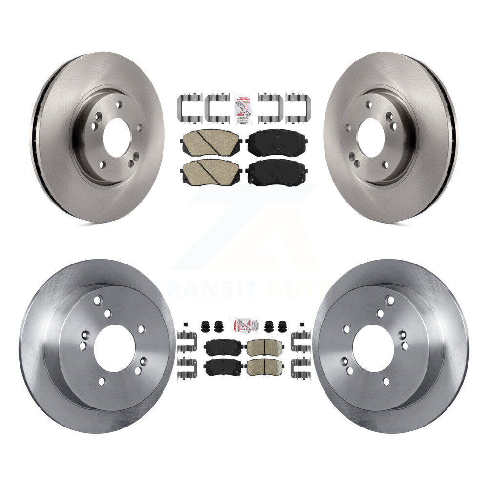 Transit Auto K8A-102878 Disc Brake Kit for 2010-2016 Hyundai Tucson, Kia Sportage - Front and Rear product image