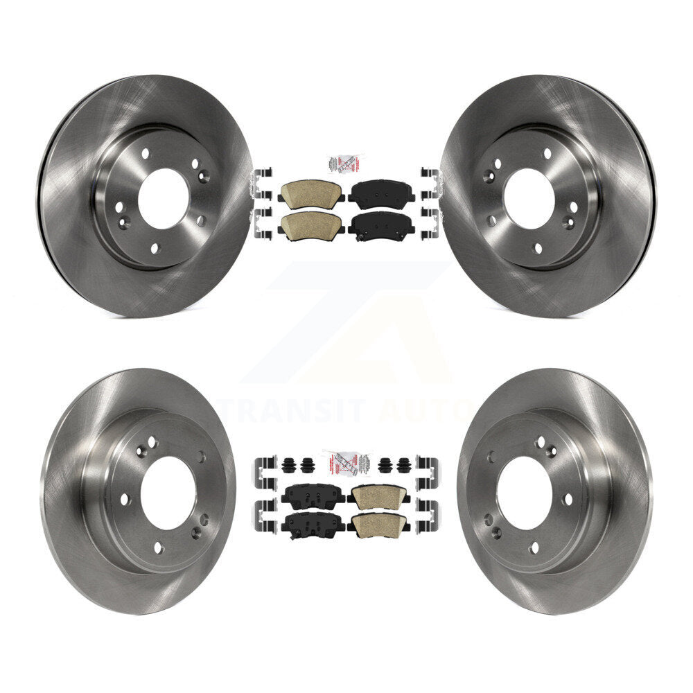 Transit Auto K8A-102888 Disc Brake Kit for 2011-2016 Hyundai Elantra GT, Kia Forte, Kia Forte Koup & more - Front and Rear product image