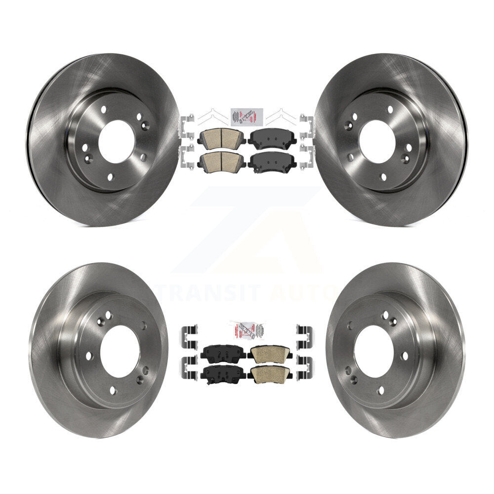 Transit Auto K8A-102904 Disc Brake Kit for 2016-2017 Kia Forte Koup, Hyundai Elantra GT - Front and Rear product image