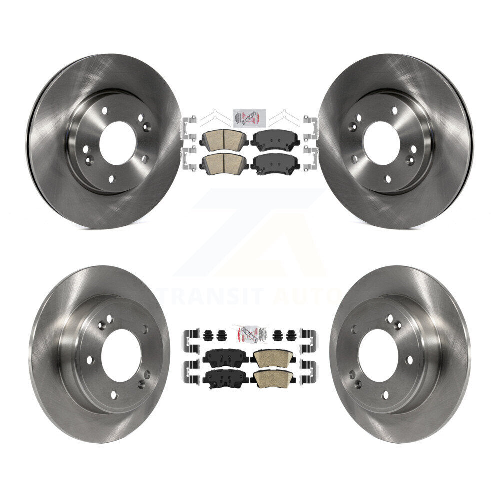 Transit Auto K8A-102905 Disc Brake Kit for 2016-2017 Kia Forte Koup, Hyundai Elantra GT - Front and Rear product image