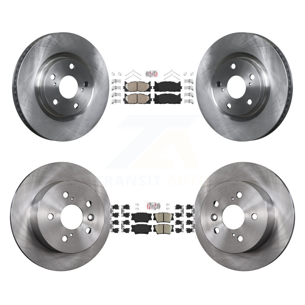 Transit Auto K8A-102957 Disc Brake Kit for 2012-2018 Lexus ES300h, Lexus ES350, Toyota Avalon & more - Front and Rear product image