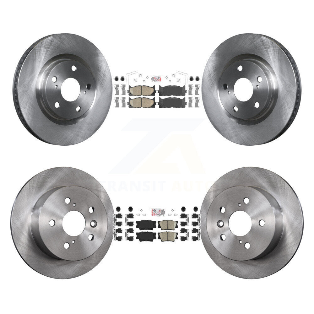 Transit Auto K8A-102958 Disc Brake Kit for 2012-2018 Lexus ES300h, Lexus ES350, Toyota Avalon & more - Front and Rear product image