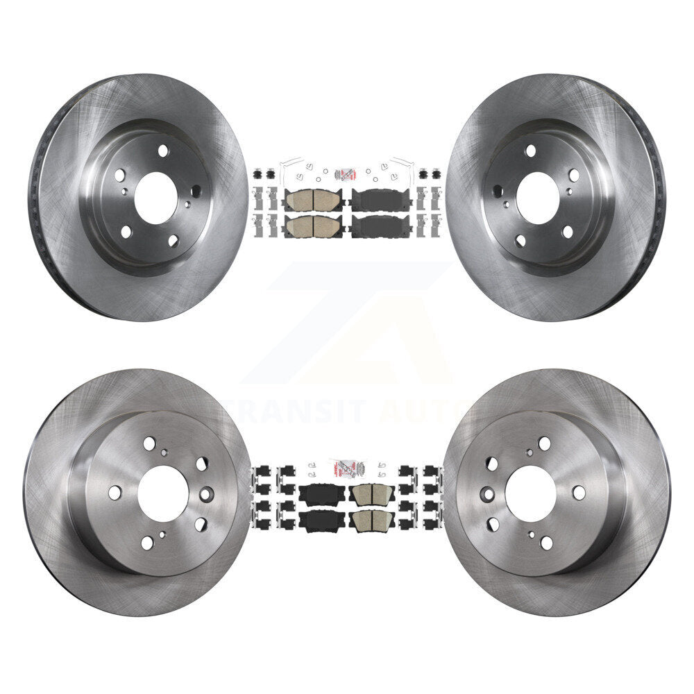 Transit Auto K8A-102959 Disc Brake Kit for 2012-2018 Lexus ES300h, Lexus ES350, Toyota Avalon & more - Front and Rear product image