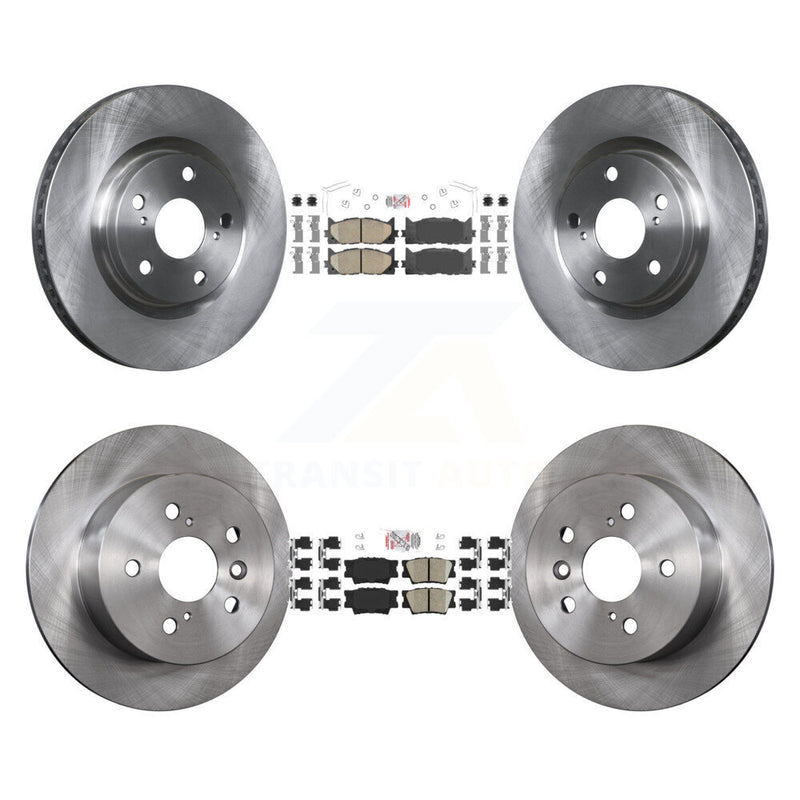 Transit Auto K8A-102959 Disc Brake Kit for 2012-2018 Lexus ES300h, Lexus ES350, Toyota Avalon & more - Front and Rear product image