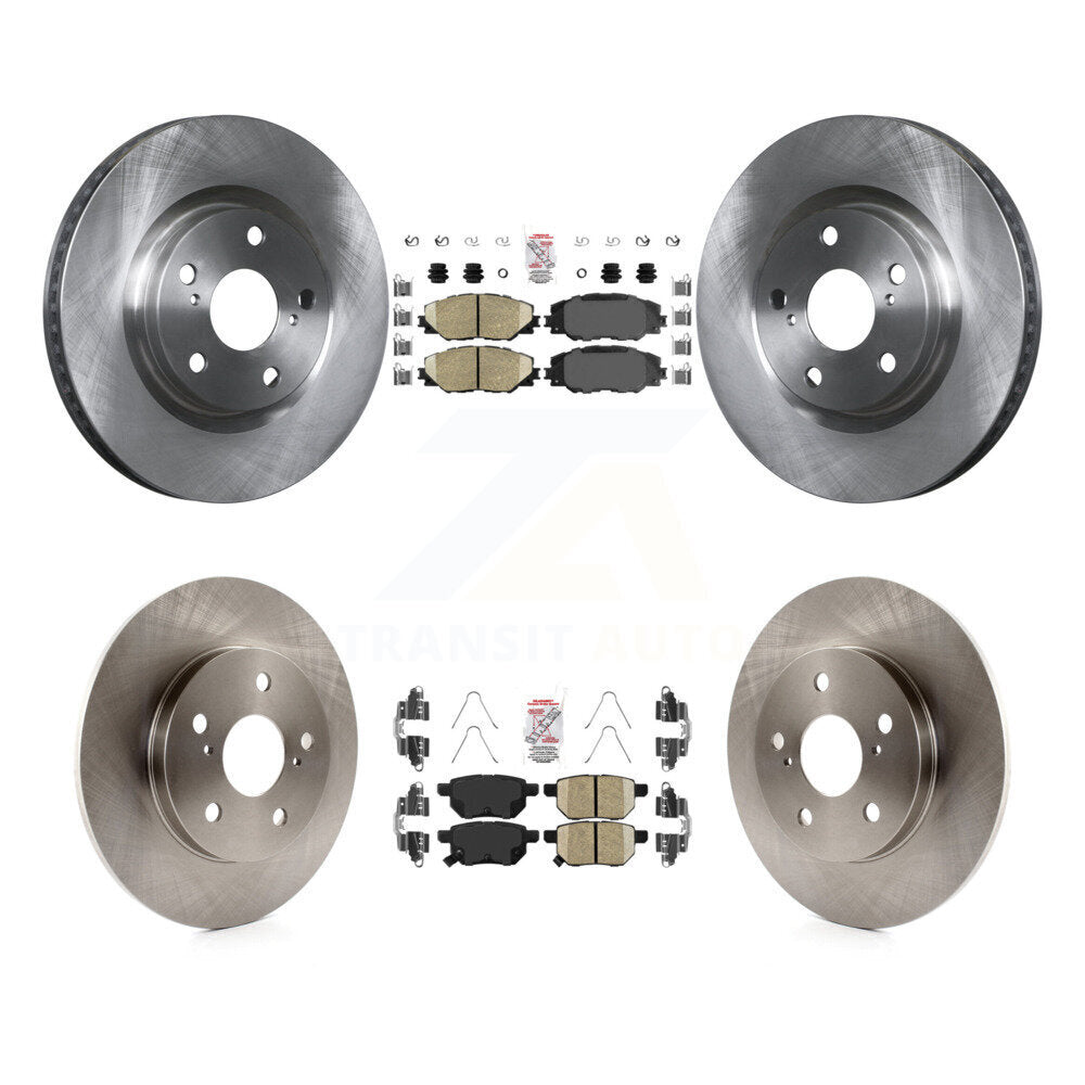 Transit Auto K8A-102965 Disc Brake Kit for 2009-2018 Toyota Corolla iM, Scion iM, Pontiac Vibe & more - Front and Rear product image