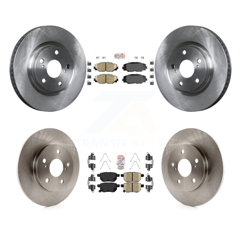 Transit Auto K8A-102969 Disc Brake Kit for 2009-2018 Toyota Corolla iM, Scion iM, Pontiac Vibe & more - Front and Rear product image