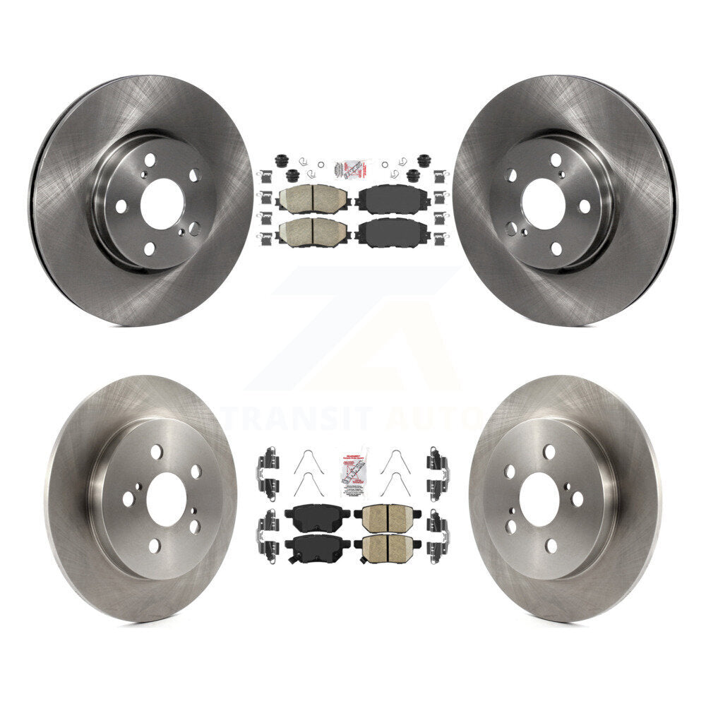 Transit Auto K8A-102973 Disc Brake Kit for 2009-2019 Toyota Corolla, Toyota Matrix, Pontiac Vibe - Front and Rear product image