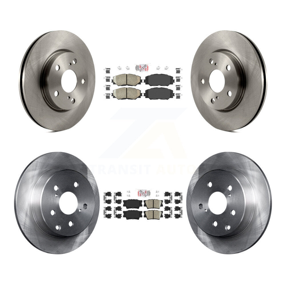 Transit Auto K8A-102980 Disc Brake Kit for 2006-2018 Toyota RAV4, Lexus HS250h - Front and Rear product image