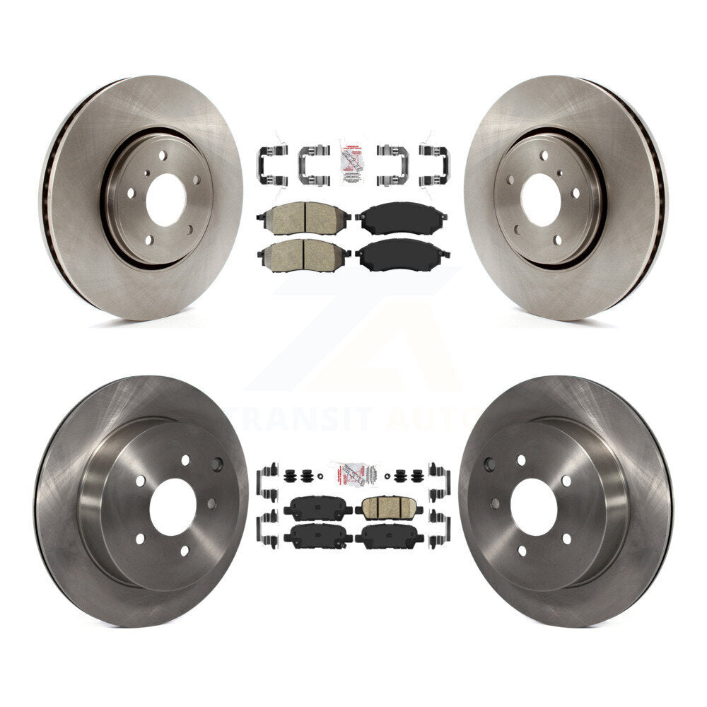 Transit Auto K8A-103010 Disc Brake Kit for 2006-2013 INFINITI FX37, INFINITI FX35, INFINITI FX45 - Front and Rear product image