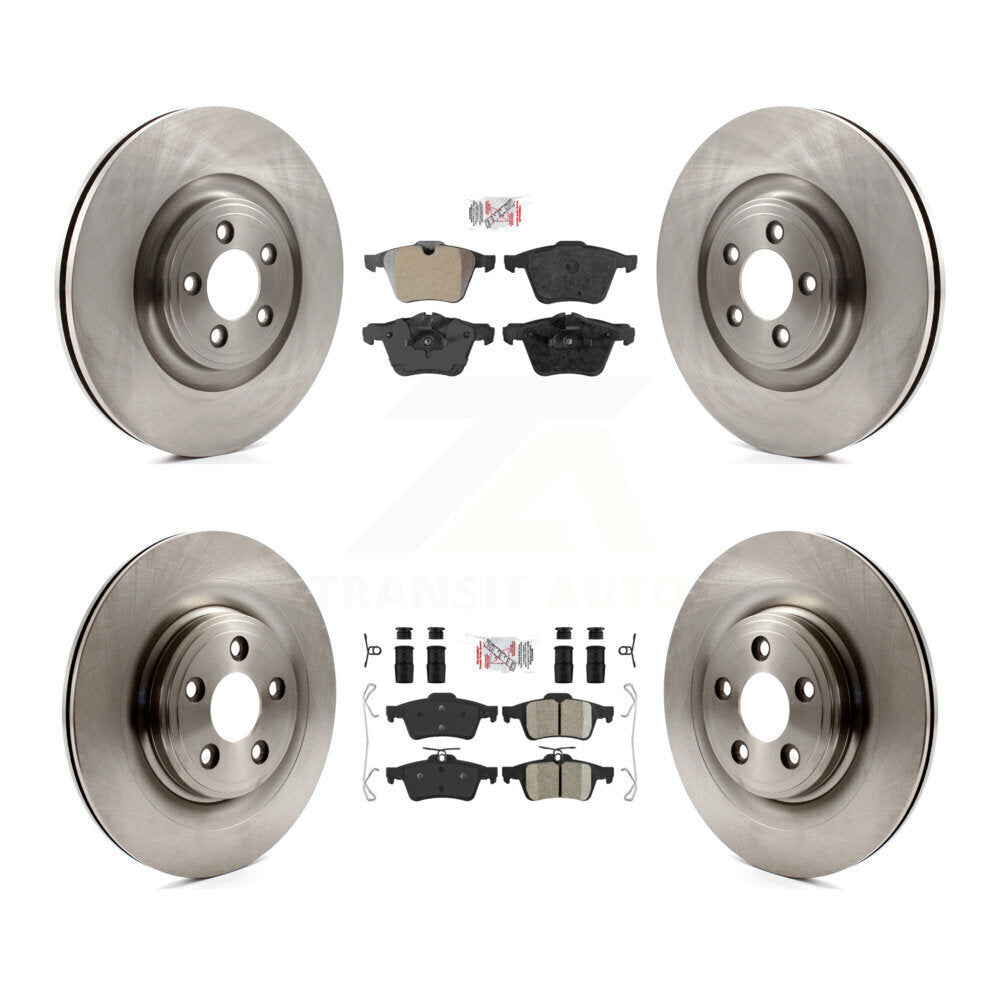 Transit Auto K8A-103056 Disc Brake Kit for 2006-2016 Jaguar XJ, Jaguar XF, Jaguar XK & more - Front and Rear product image