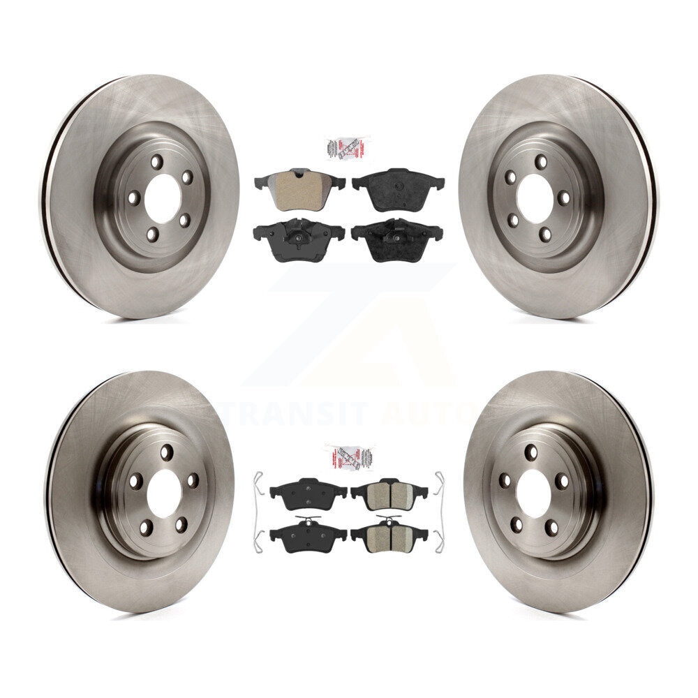 Transit Auto K8A-103057 Disc Brake Kit for 2006-2016 Jaguar XJ, Jaguar XF, Jaguar XK & more - Front and Rear product image