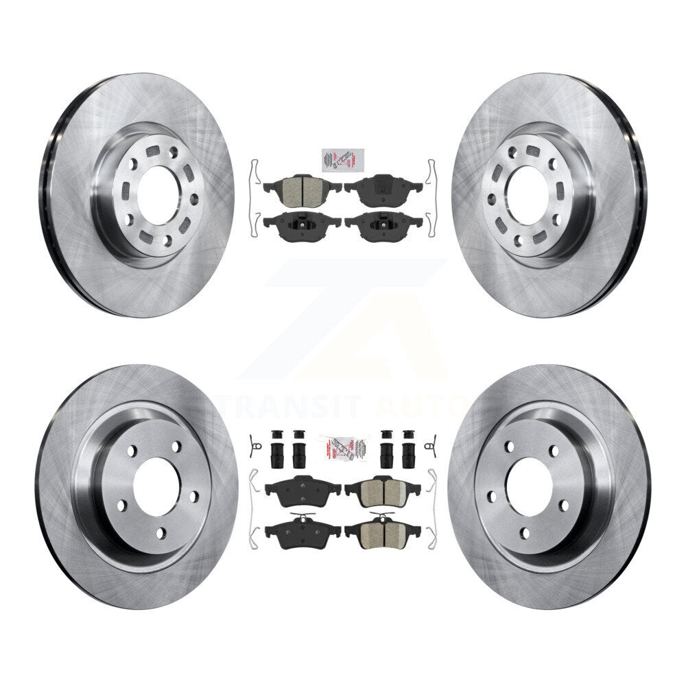 Transit Auto K8A-103086 Disc Brake Kit for 2006-2017 Mazda 5 - Front and Rear product image