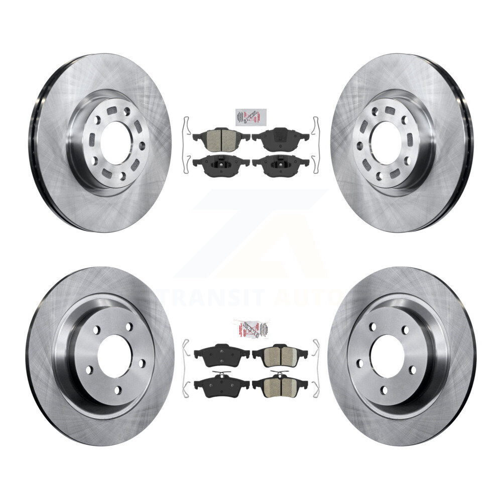 Transit Auto K8A-103087 Disc Brake Kit for 2006-2017 Mazda 5 - Front and Rear product image
