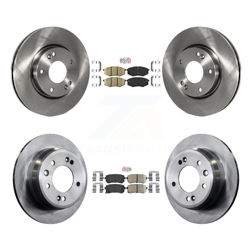 Transit Auto K8A-103110 Disc Brake Kit for 2010-2012 Kia Sportage, Hyundai Tucson - Front and Rear product image