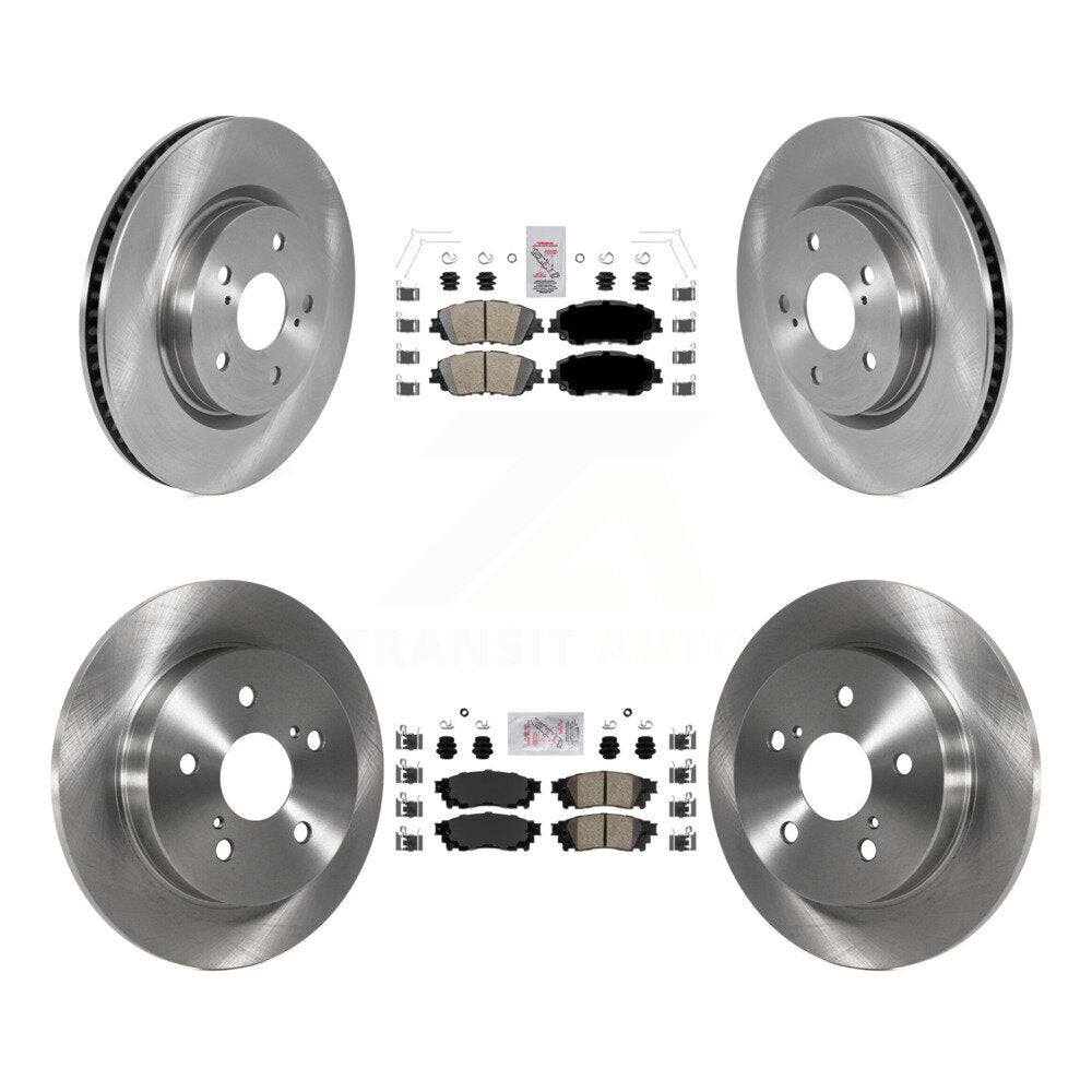 Transit Auto K8A-103160 Disc Brake Kit for 2018-2024 Toyota Camry, Lexus ES300h, Lexus ES350 & more - Front and Rear product image