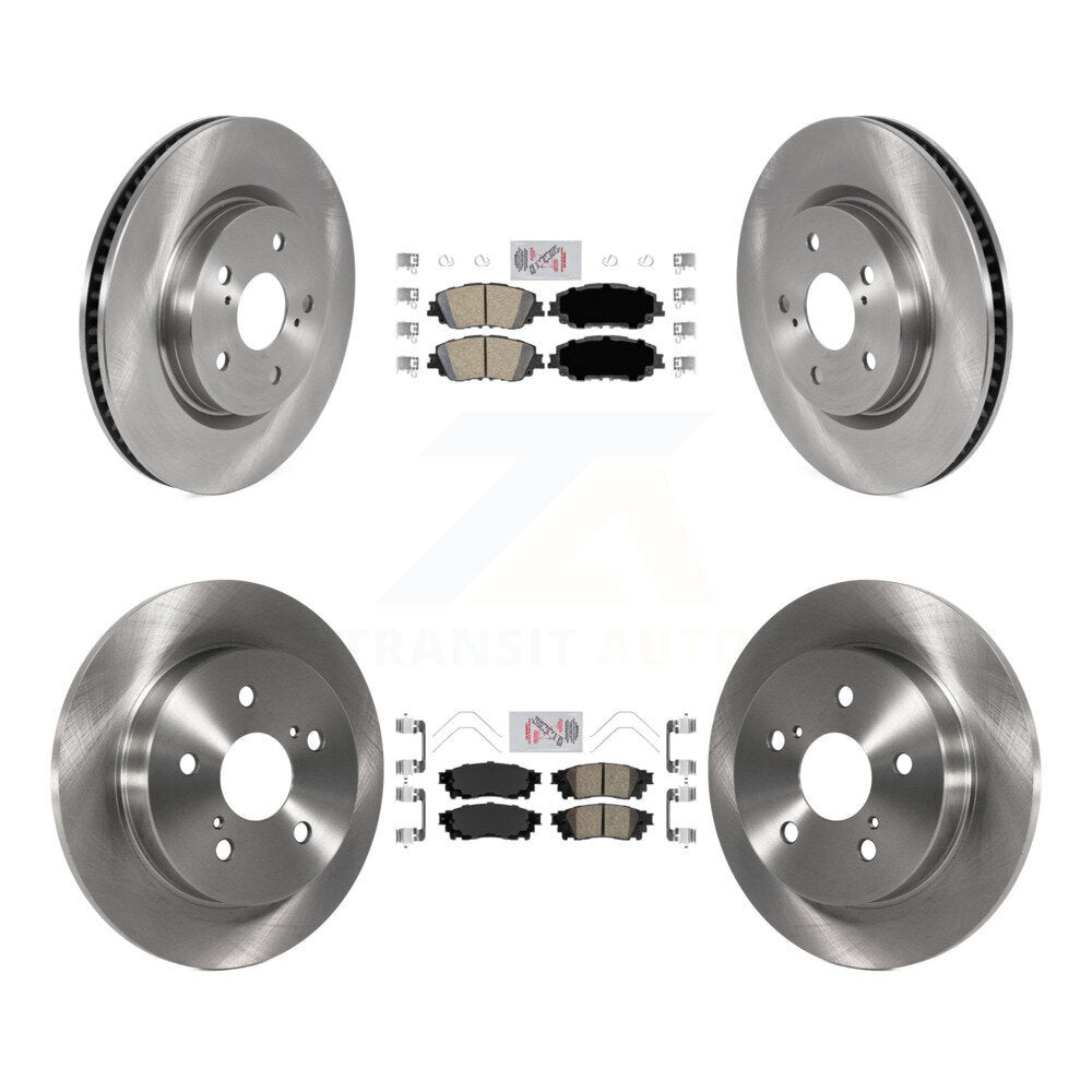Transit Auto K8A-103161 Disc Brake Kit for 2018-2024 Toyota Camry, Lexus ES300h, Lexus ES350 & more - Front and Rear product image