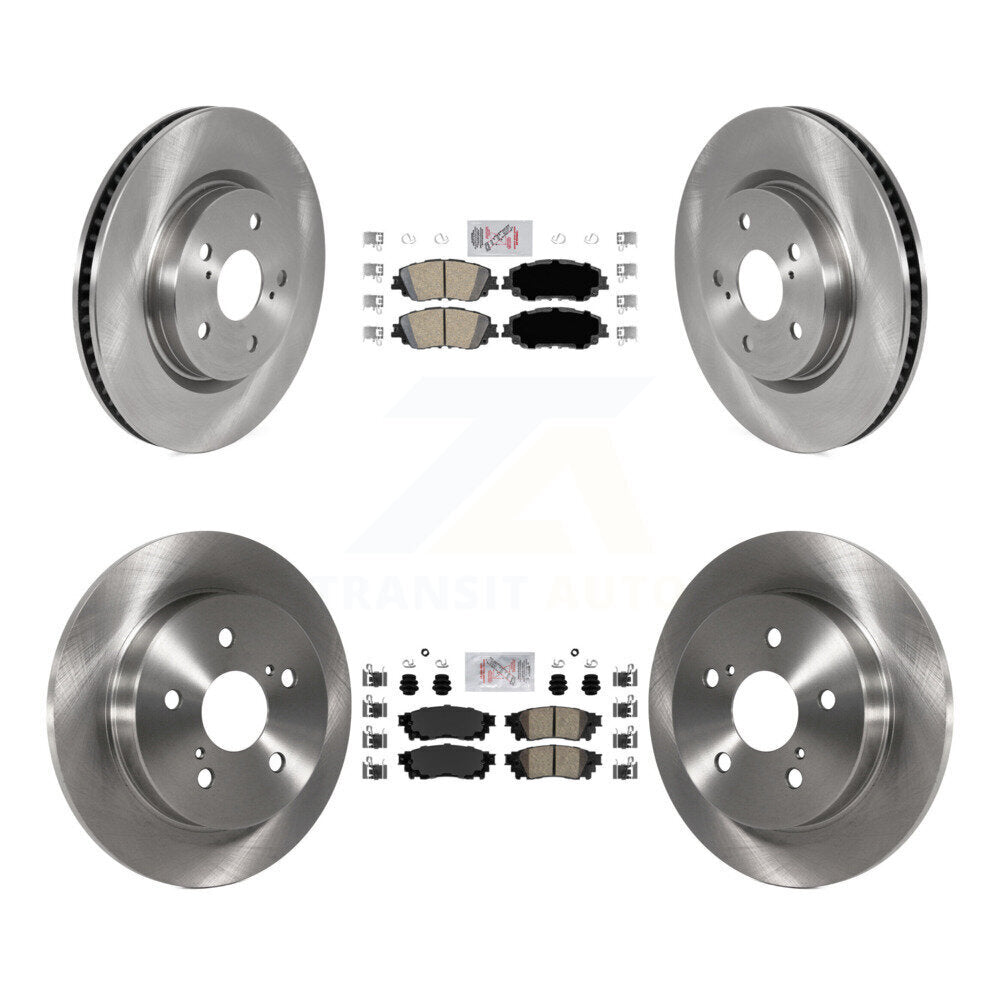 Transit Auto K8A-103162 Disc Brake Kit for 2018-2024 Toyota Camry, Lexus ES300h, Lexus ES350 & more - Front and Rear product image
