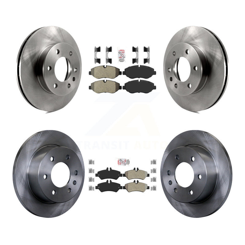 Transit Auto K8A-103179 Disc Brake Kit for 2007-2018 Mercedes-Benz Sprinter 2500, Dodge Sprinter 2500, Freightliner Sprinter 2500 - Front and Rear product image
