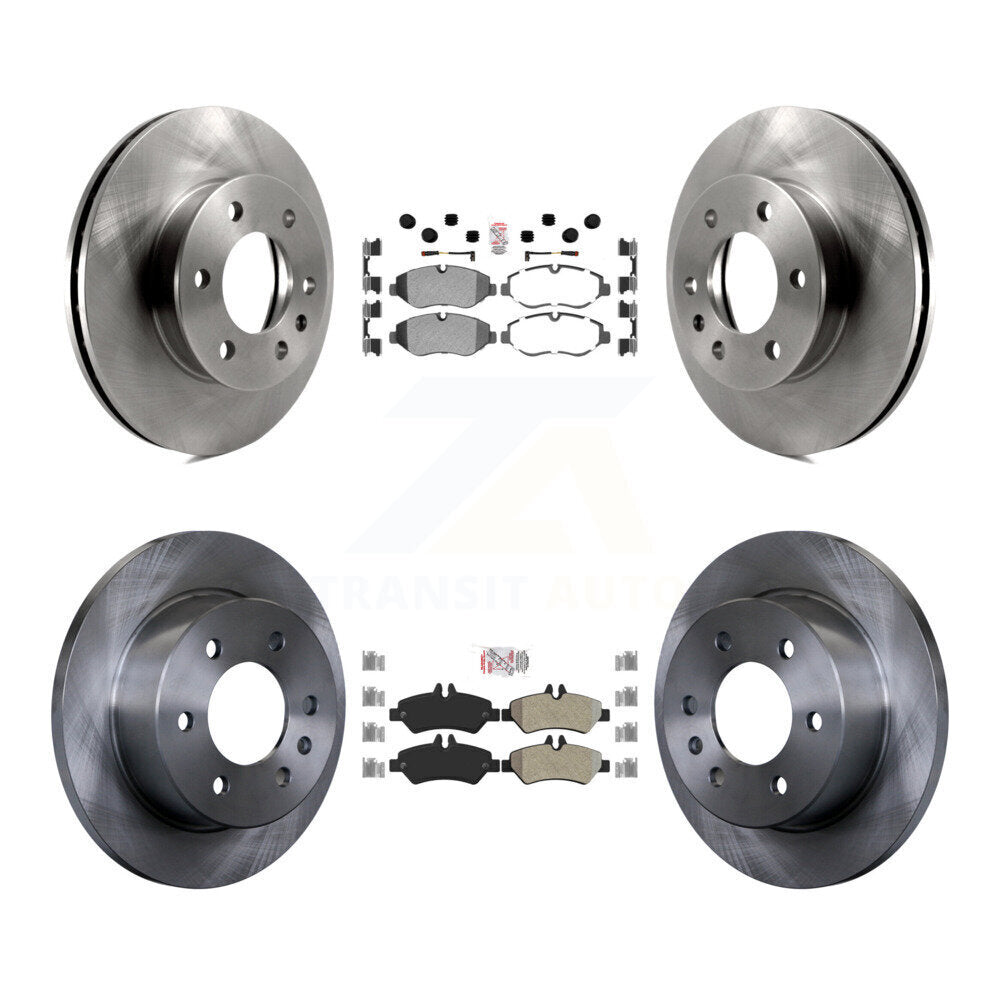Transit Auto K8A-103181 Disc Brake Kit for 2007-2018 Mercedes-Benz Sprinter 2500, Dodge Sprinter 2500, Freightliner Sprinter 2500 - Front and Rear product image