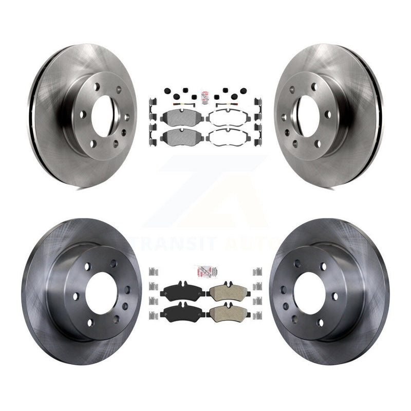 Transit Auto K8A-103181 Disc Brake Kit for 2007-2018 Mercedes-Benz Sprinter 2500, Dodge Sprinter 2500, Freightliner Sprinter 2500 - Front and Rear product image