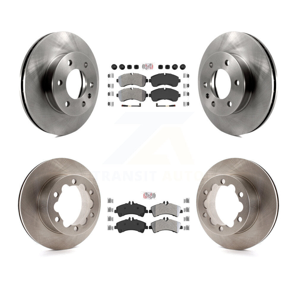 Transit Auto K8A-103185 Disc Brake Kit for 2007-2018 Freightliner Sprinter 3500, Mercedes-Benz Sprinter 3500XD, Mercedes-Benz Sprinter 3500 & more - Front and Rear product image