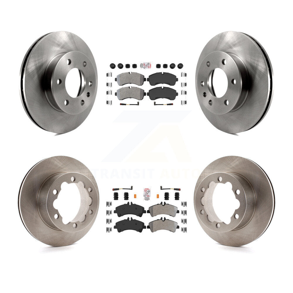 Transit Auto K8A-103186 Disc Brake Kit for 2007-2018 Freightliner Sprinter 3500, Mercedes-Benz Sprinter 3500XD, Mercedes-Benz Sprinter 3500 & more - Front and Rear product image