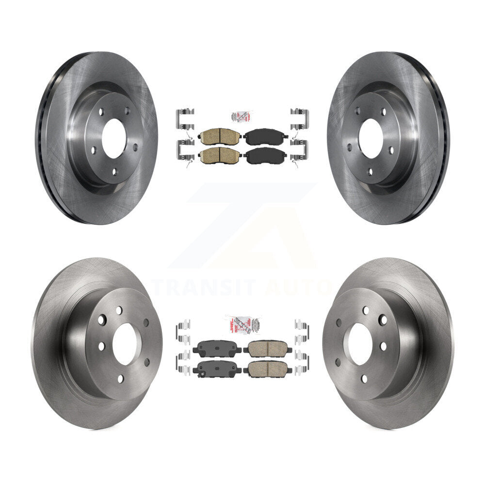 Transit Auto K8A-103204 Disc Brake Kit for 2007-2009 Nissan Altima - Front and Rear product image