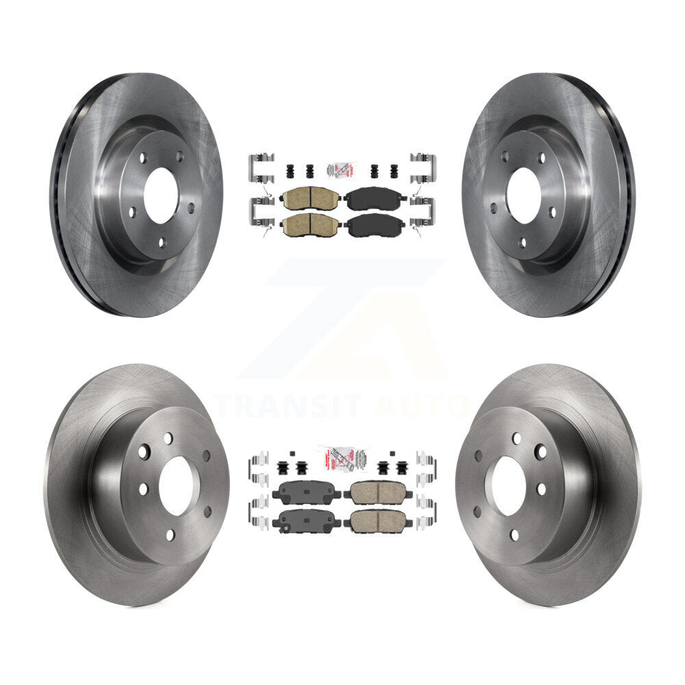 Transit Auto K8A-103207 Disc Brake Kit for 2007-2009 Nissan Altima - Front and Rear product image