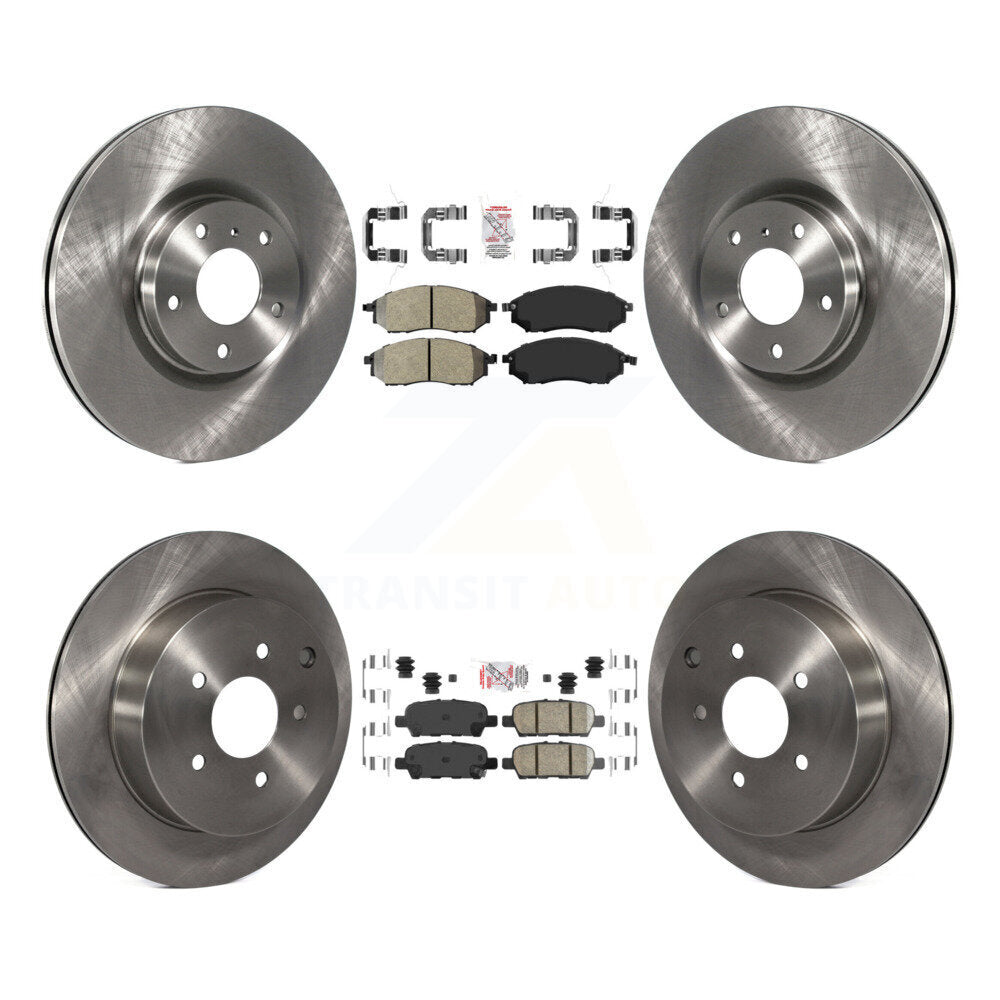 Transit Auto K8A-103217 Disc Brake Kit for 2011-2014 Nissan Murano - Front and Rear product image