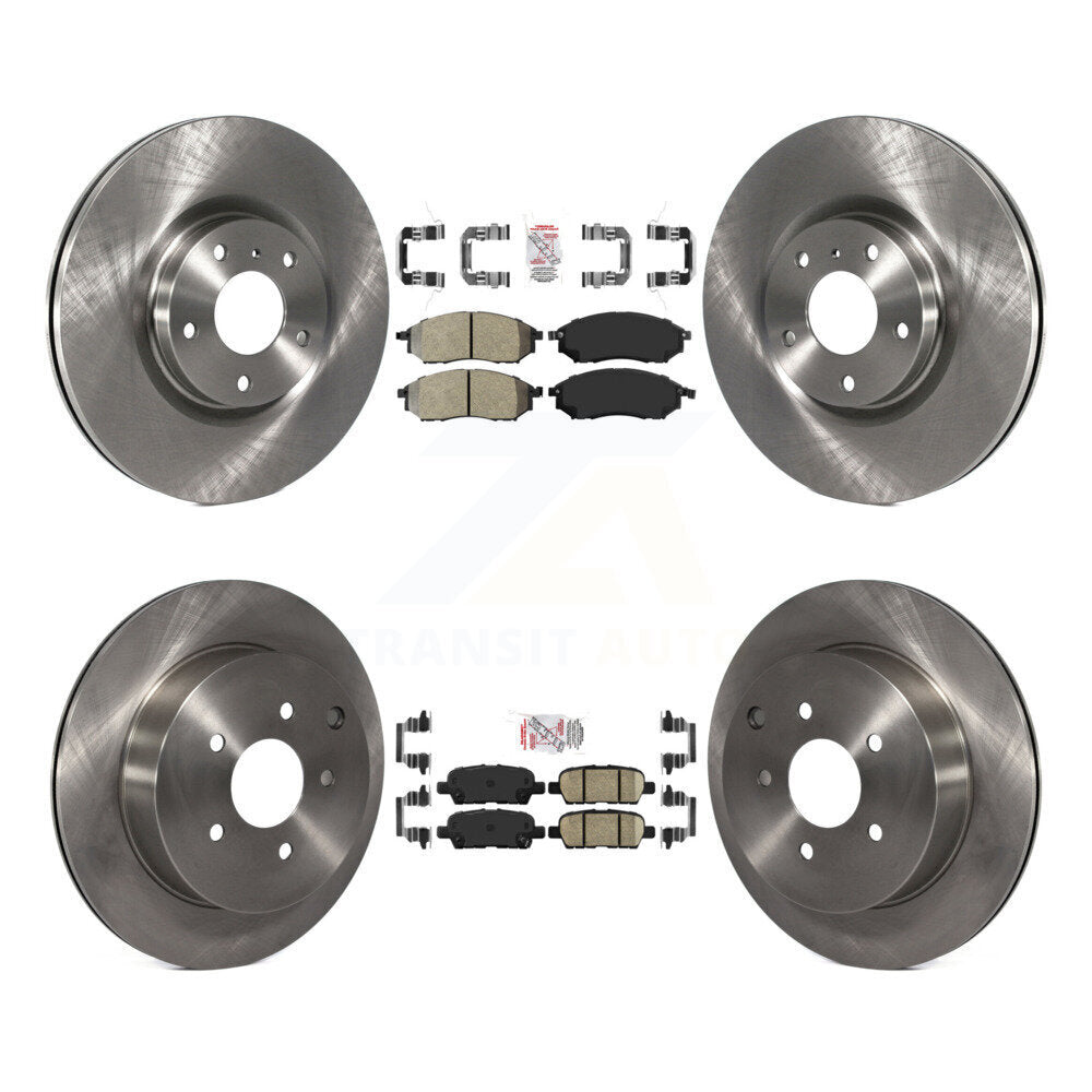 Transit Auto K8A-103218 Disc Brake Kit for 2011-2014 Nissan Murano - Front and Rear product image