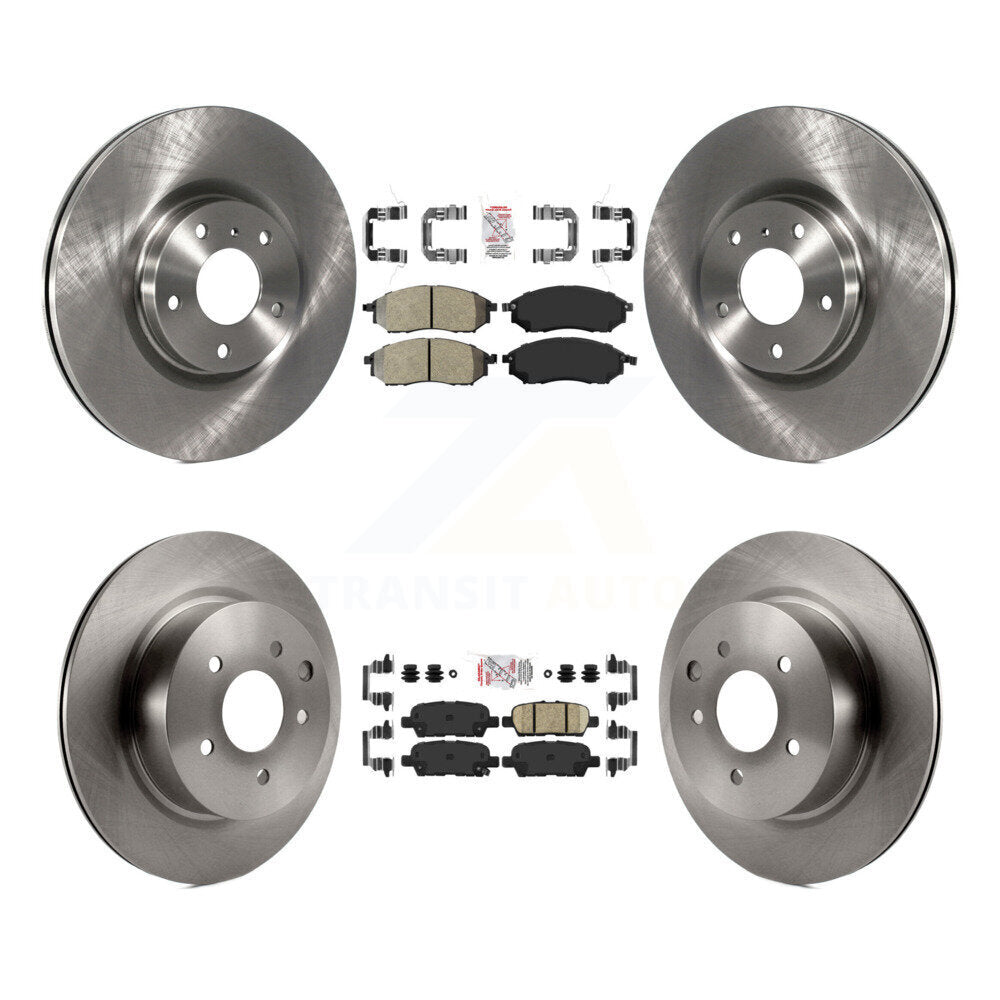 Transit Auto K8A-103222 Disc Brake Kit for 2005-2015 INFINITI Q40, INFINITI QX50, INFINITI EX37 & more - Front and Rear product image