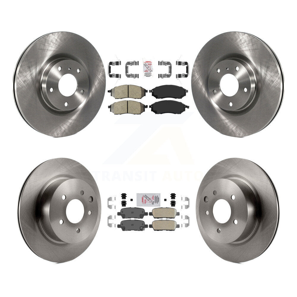 Transit Auto K8A-103224 Disc Brake Kit for 2005-2015 INFINITI Q40, INFINITI QX50, INFINITI EX37 & more - Front and Rear product image