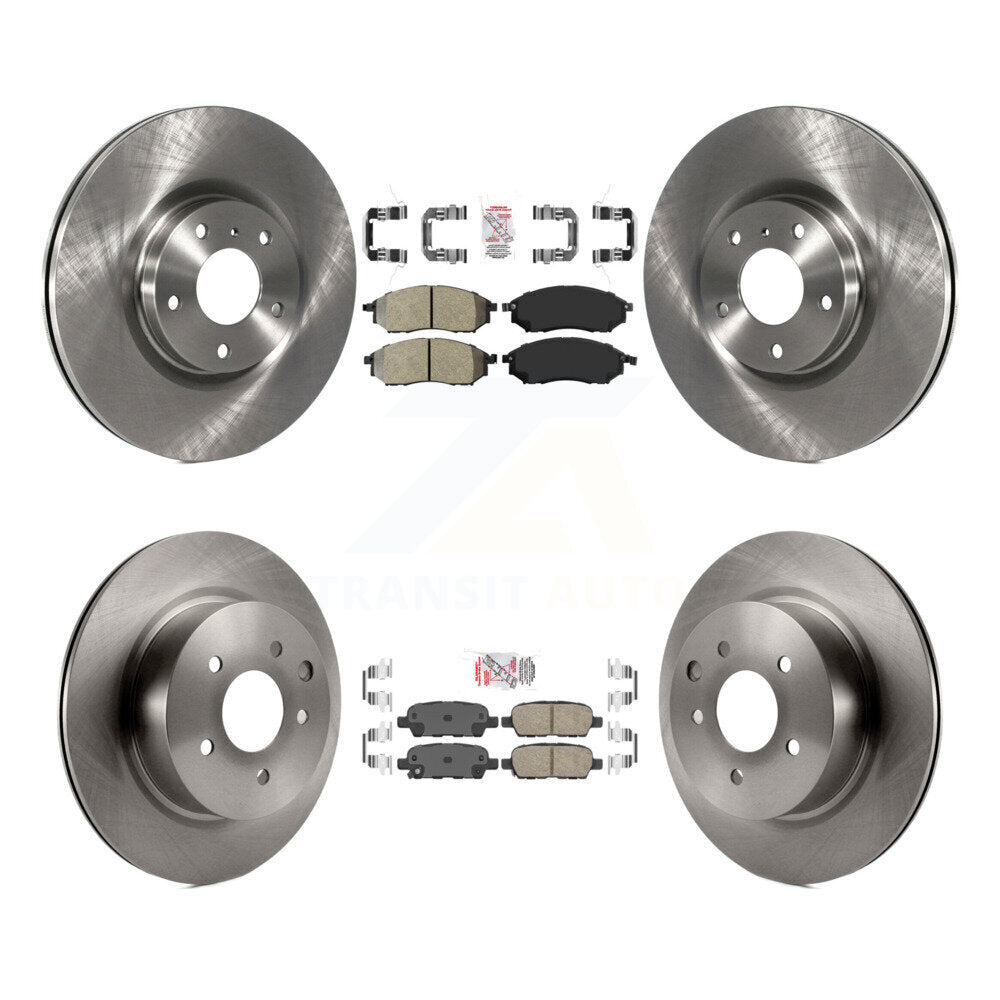Transit Auto K8A-103233 Disc Brake Kit for 2008-2010 INFINITI M35, INFINITI M45, INFINITI EX35 - Front and Rear product image