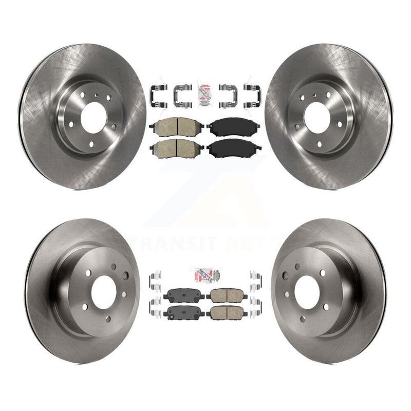 Transit Auto K8A-103233 Disc Brake Kit for 2008-2010 INFINITI M35, INFINITI M45, INFINITI EX35 - Front and Rear product image