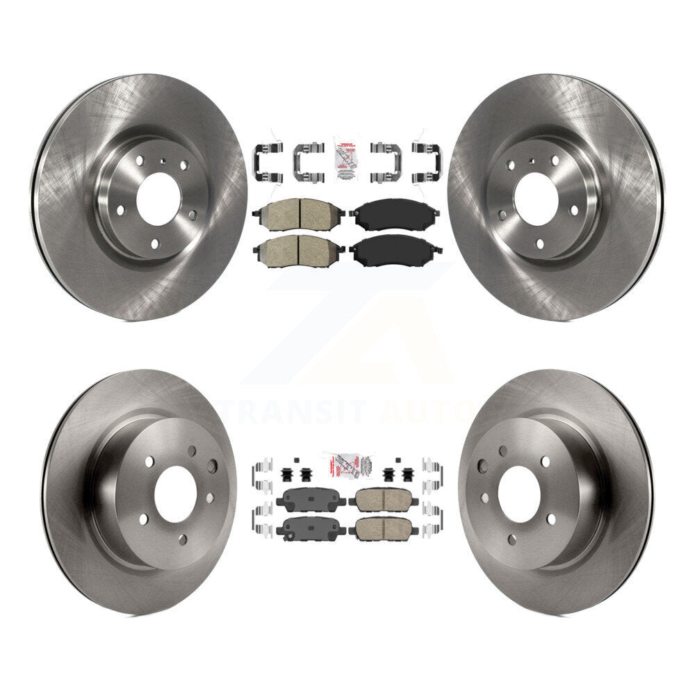 Transit Auto K8A-103234 Disc Brake Kit for 2008-2010 INFINITI M35, INFINITI M45, INFINITI EX35 - Front and Rear product image