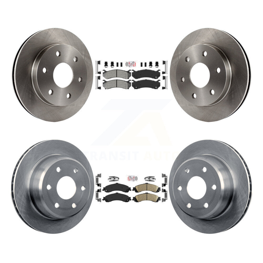 Transit Auto K8A-103235 Disc Brake Kit for 2000-2006 Chevrolet Silverado 1500, GMC Sierra 1500, Cadillac Escalade & more - Front and Rear product image
