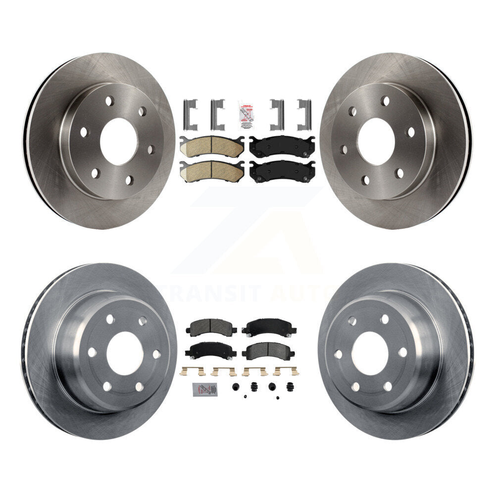 Transit Auto K8A-103240 Disc Brake Kit for 2002-2008 Cadillac Escalade, Chevrolet Avalanche 1500, Chevrolet Express 1500 & more - Front and Rear product image