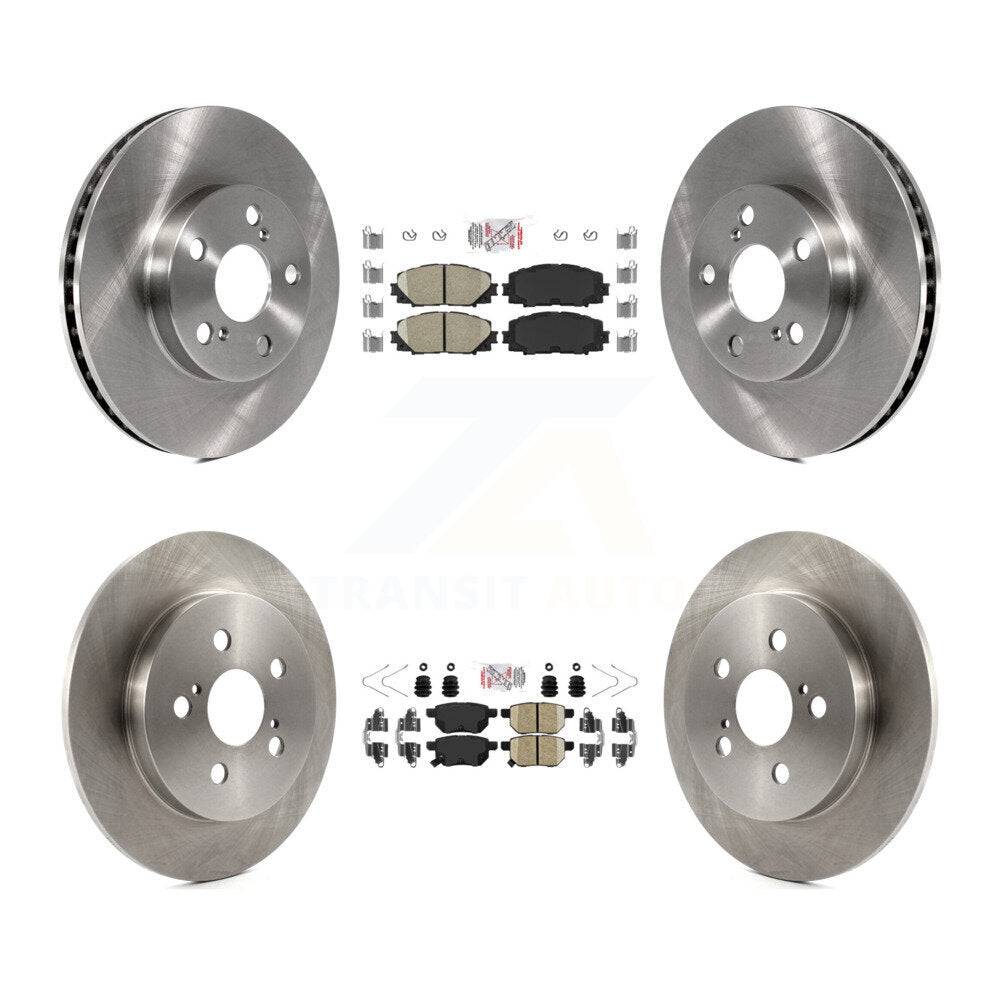 Transit Auto K8A-103263 Disc Brake Kit for 2010-2015 Toyota Prius Plug-In, Lexus CT200h, Toyota Prius - Front and Rear product image