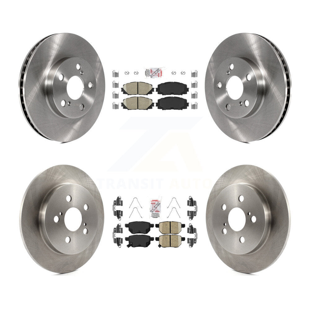 Transit Auto K8A-103264 Disc Brake Kit for 2010-2015 Toyota Prius Plug-In, Lexus CT200h, Toyota Prius - Front and Rear product image