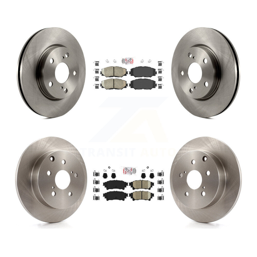 Transit Auto K8A-103276 Disc Brake Kit for 2012-2018 Toyota Prius V - Front and Rear product image